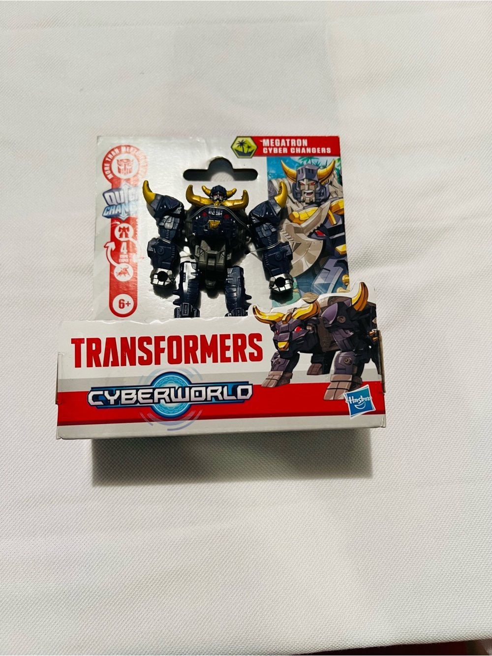 Hasbro Transformers Cyberworld Megatron Figure - Blue & Yellow Accents